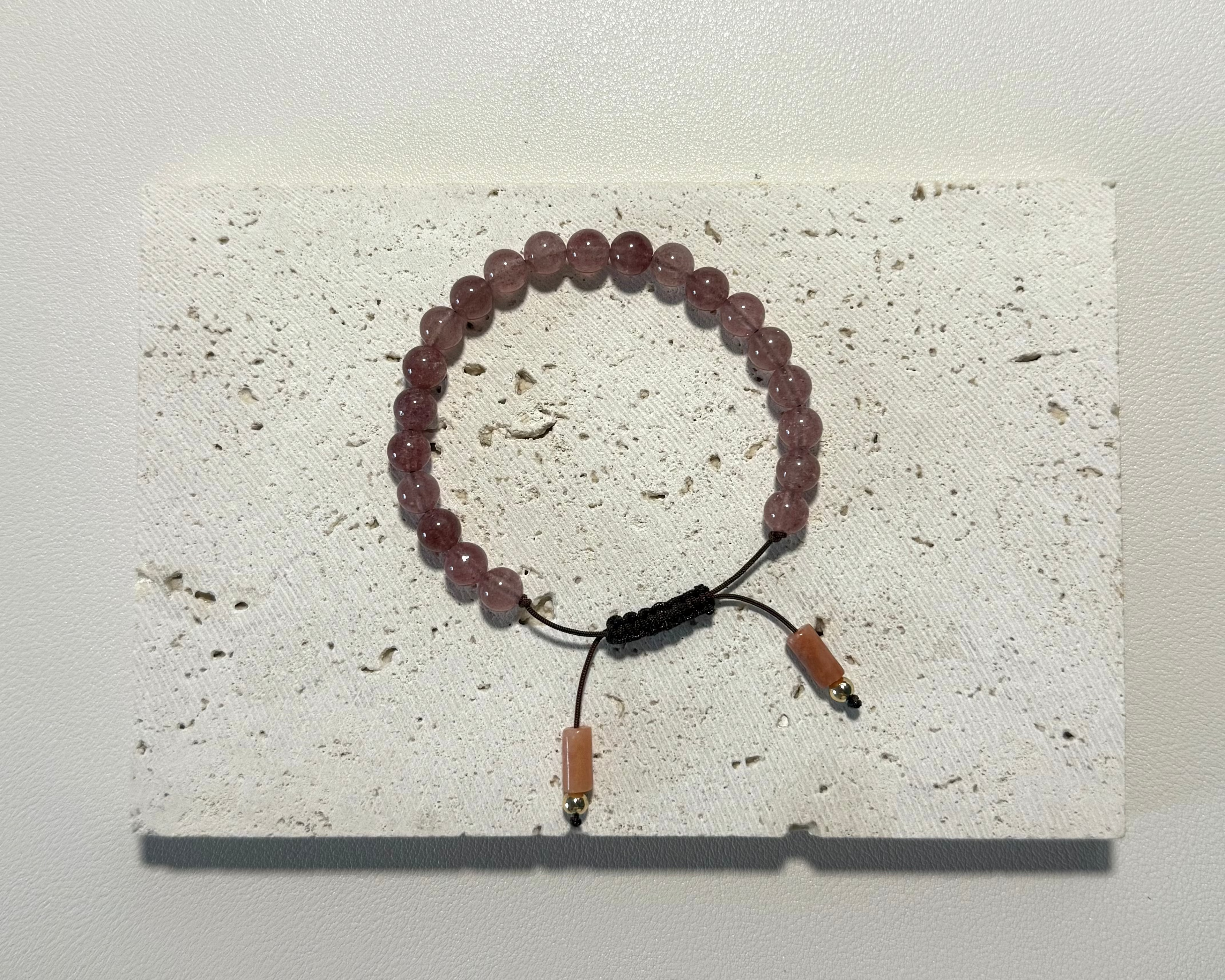 Strawberry Quartz Classic Bracelet