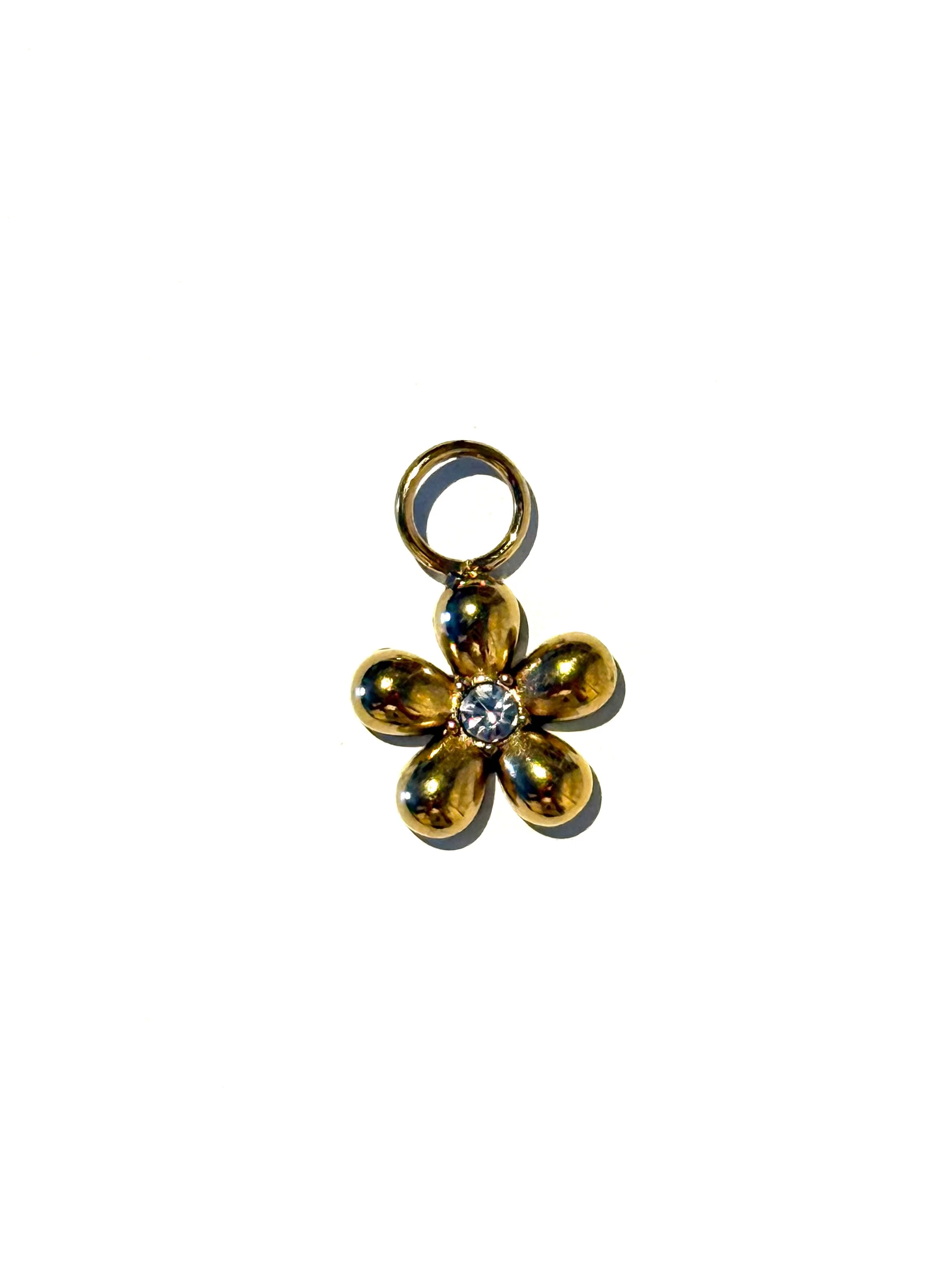 Golden Daisy Charm