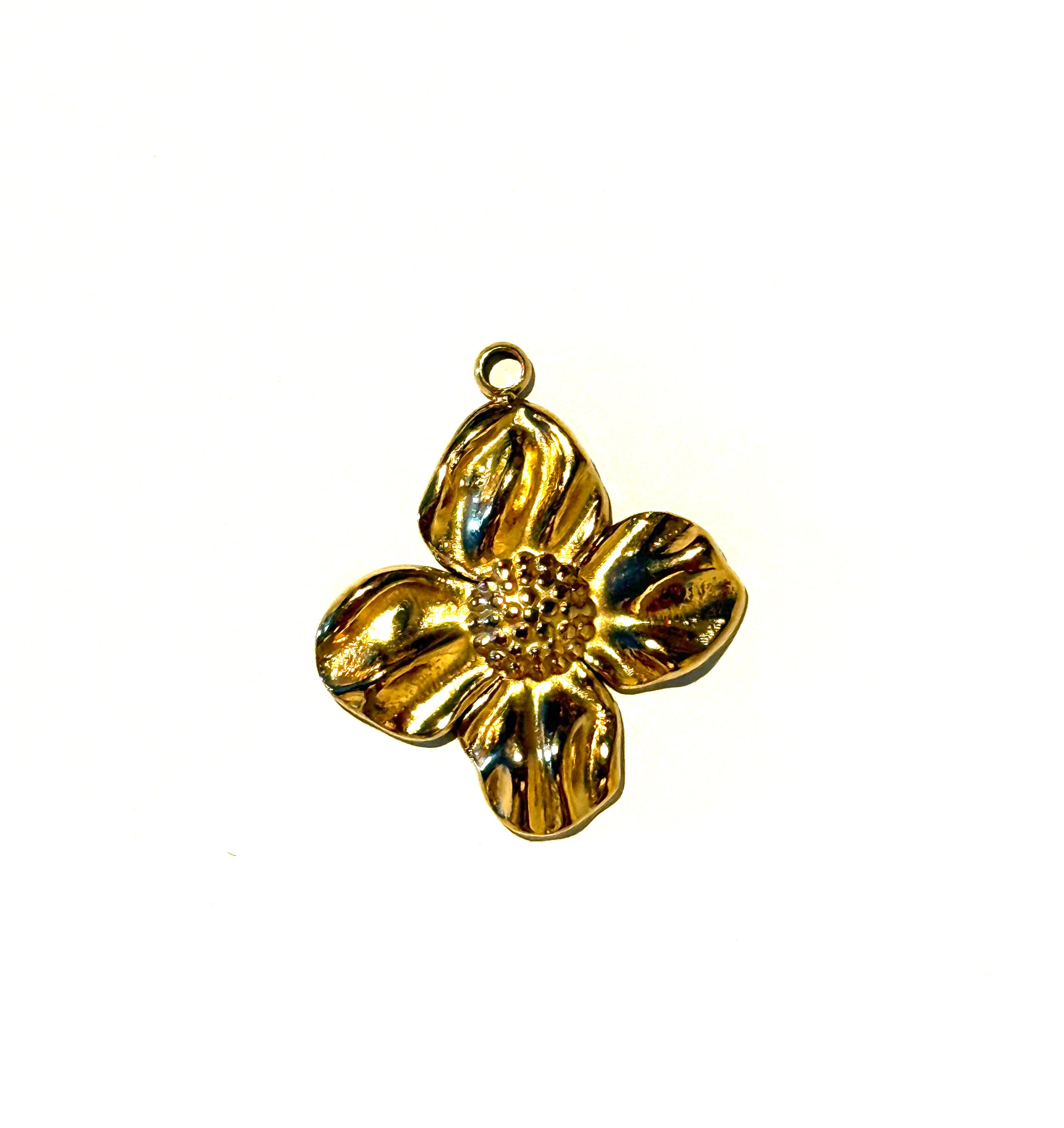 Golden Petal Charm