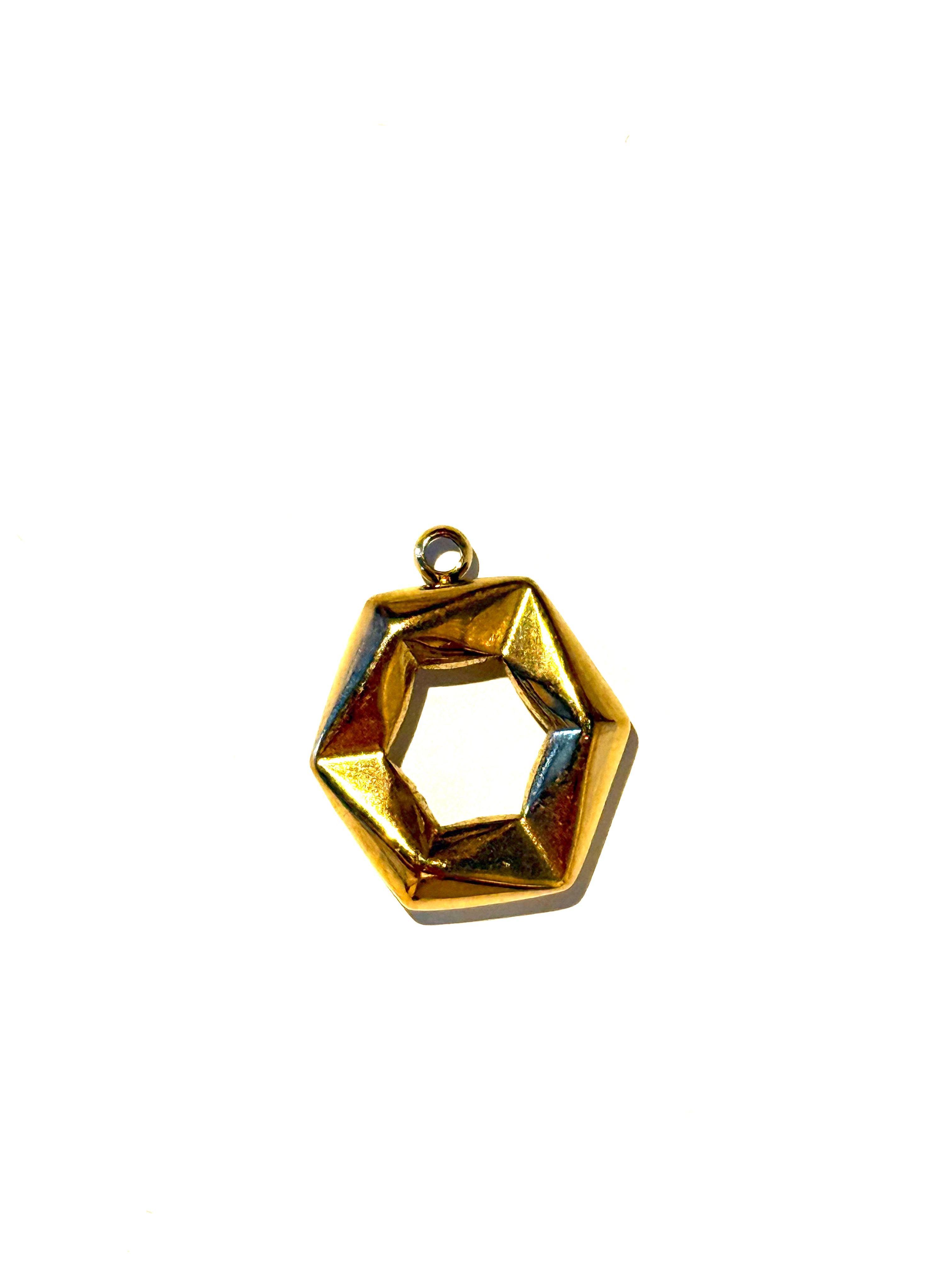Hexagon Glow Charm