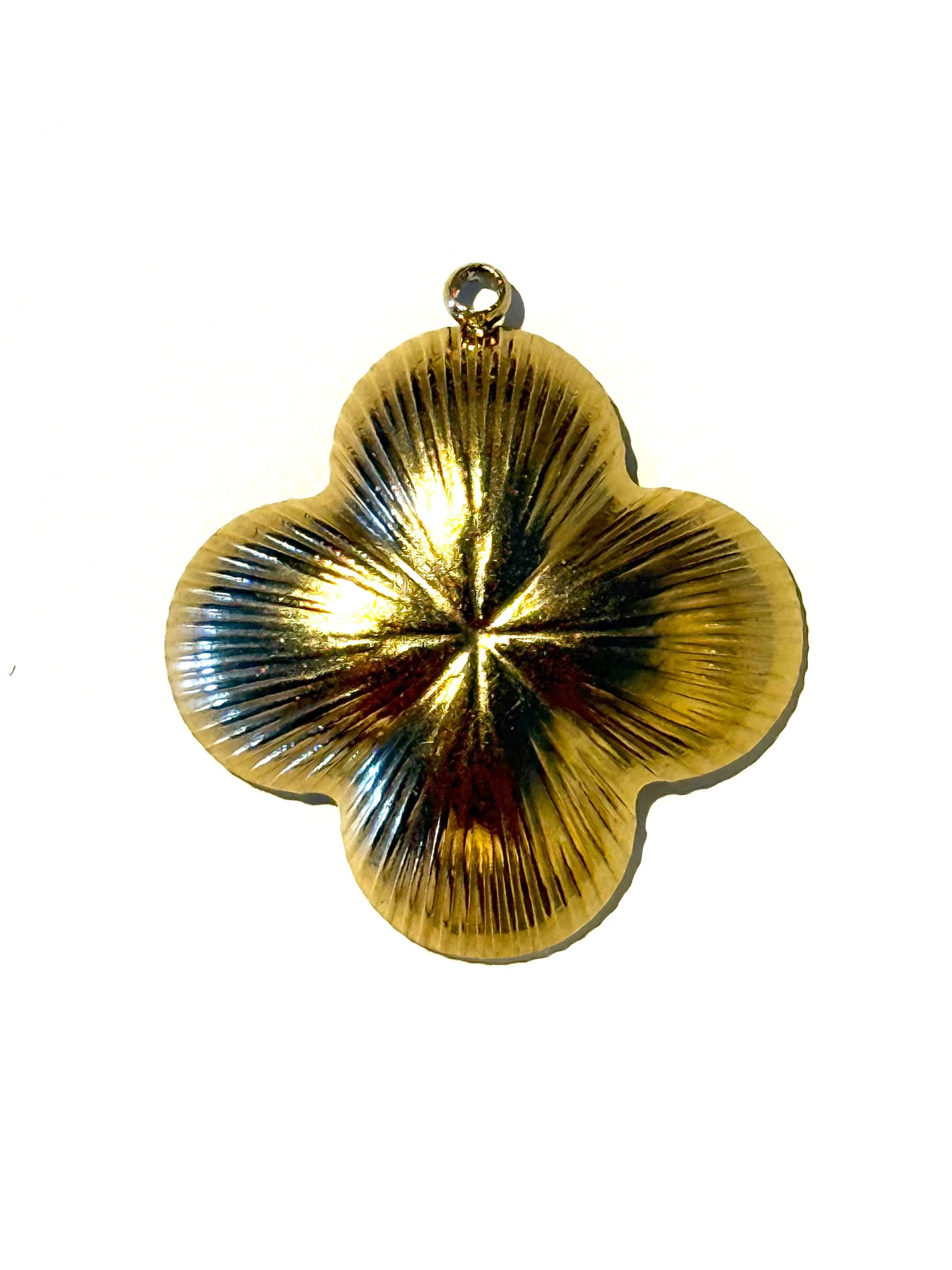 Golden Clover Charm