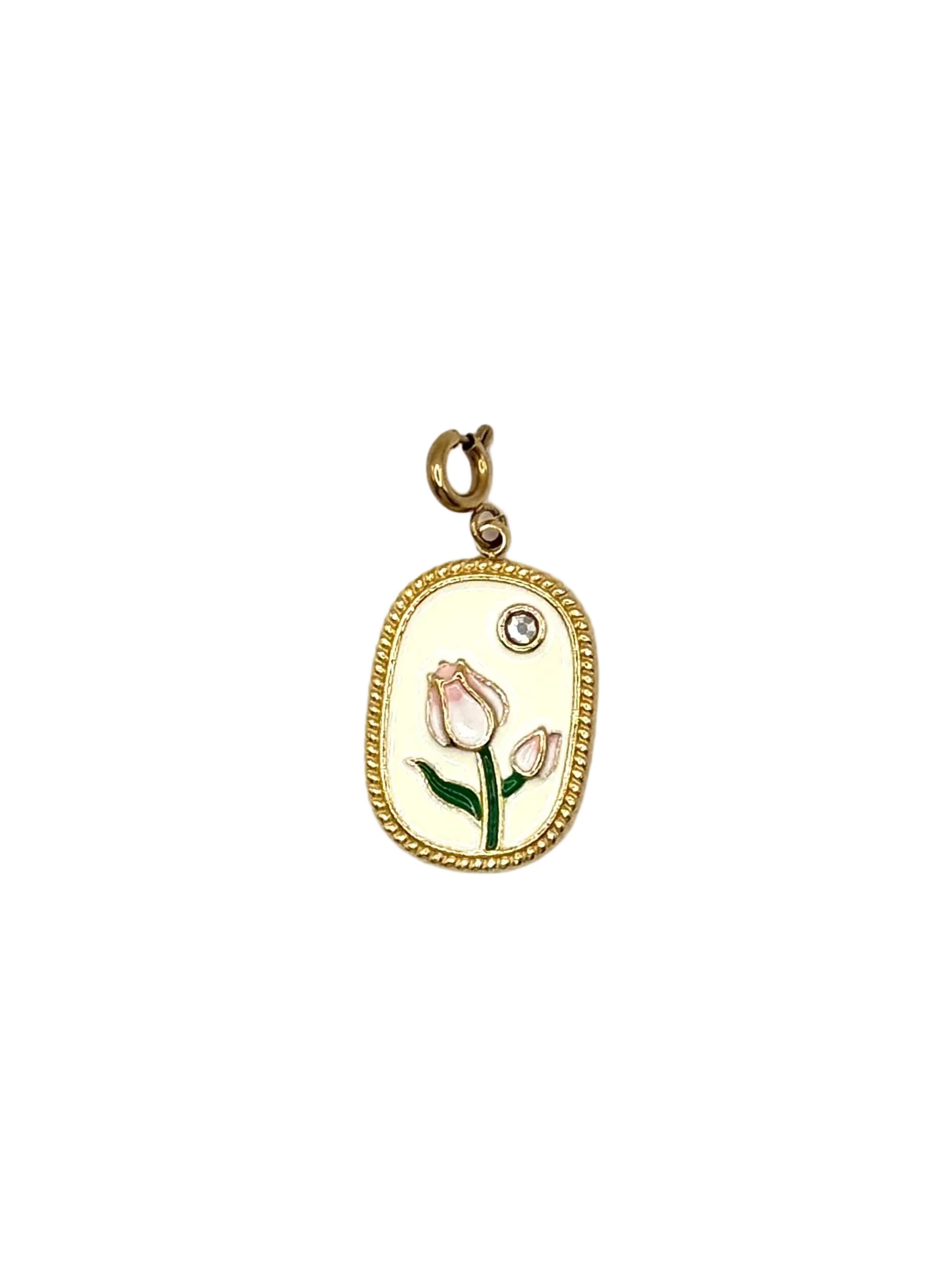Spring Tulip Charm