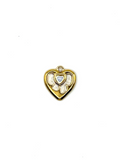 Bow Heart Charm