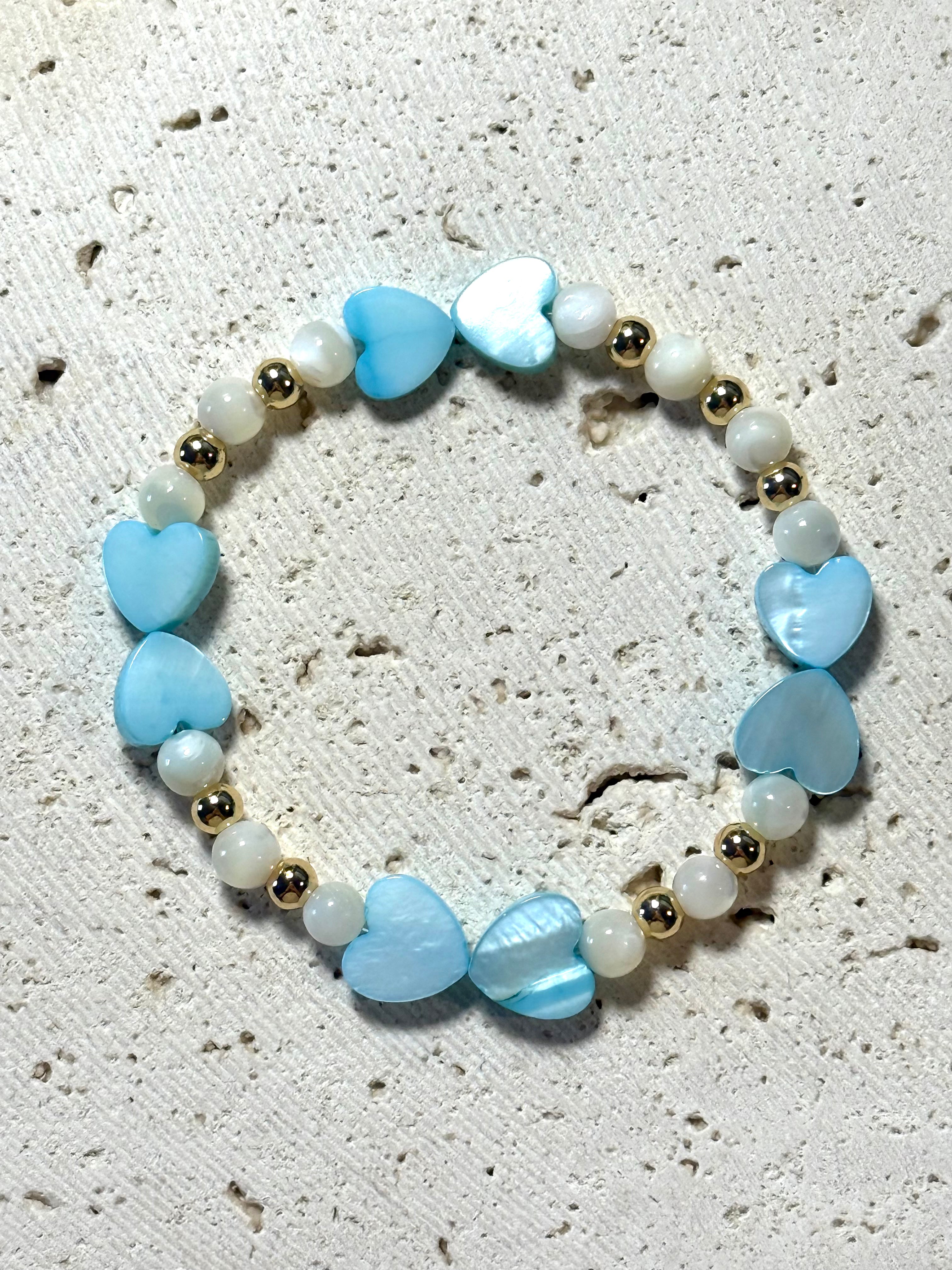 Bluebell Hearts Bracelet