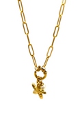 Pearl Star Clip Chain necklace