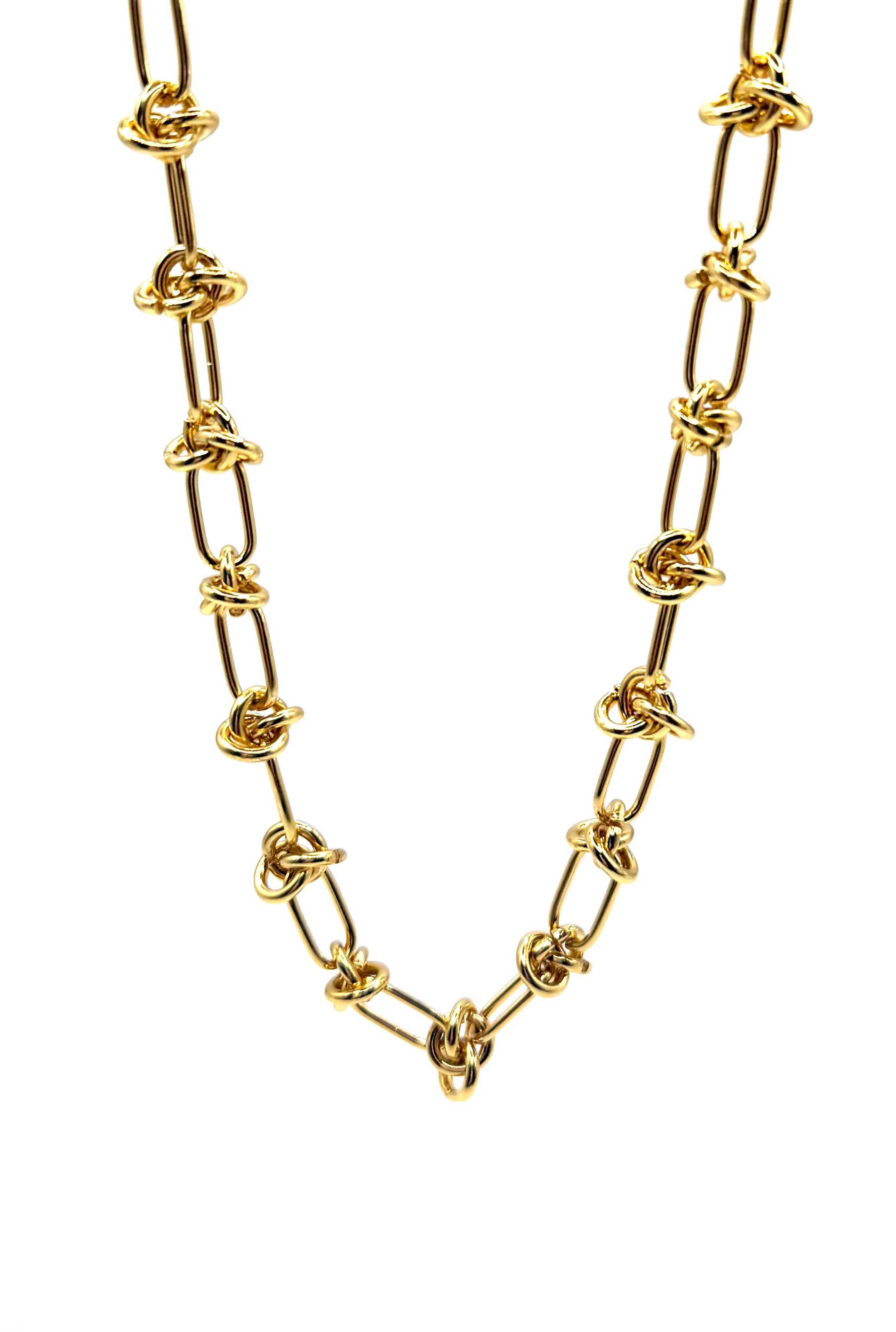 Knot Paperclip DIY Chain