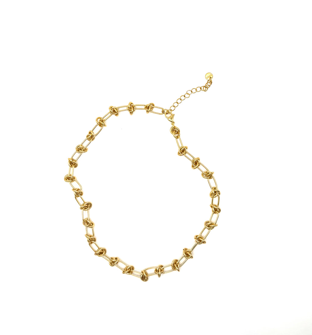 Knot Paperclip DIY Chain
