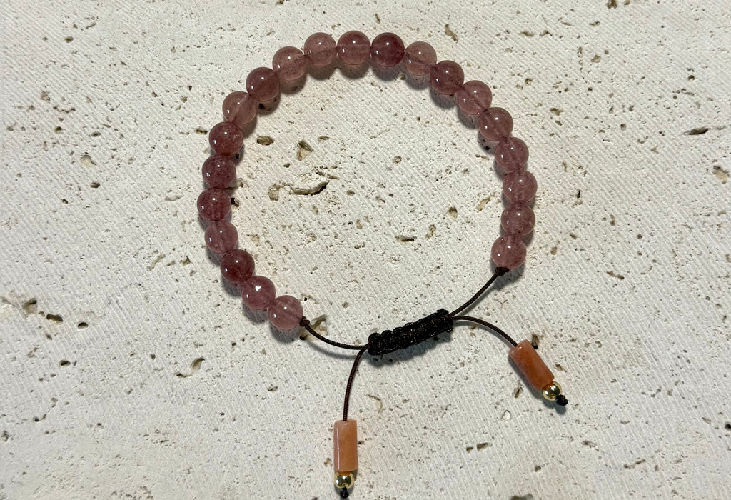 Strawberry Quartz Classic Bracelet