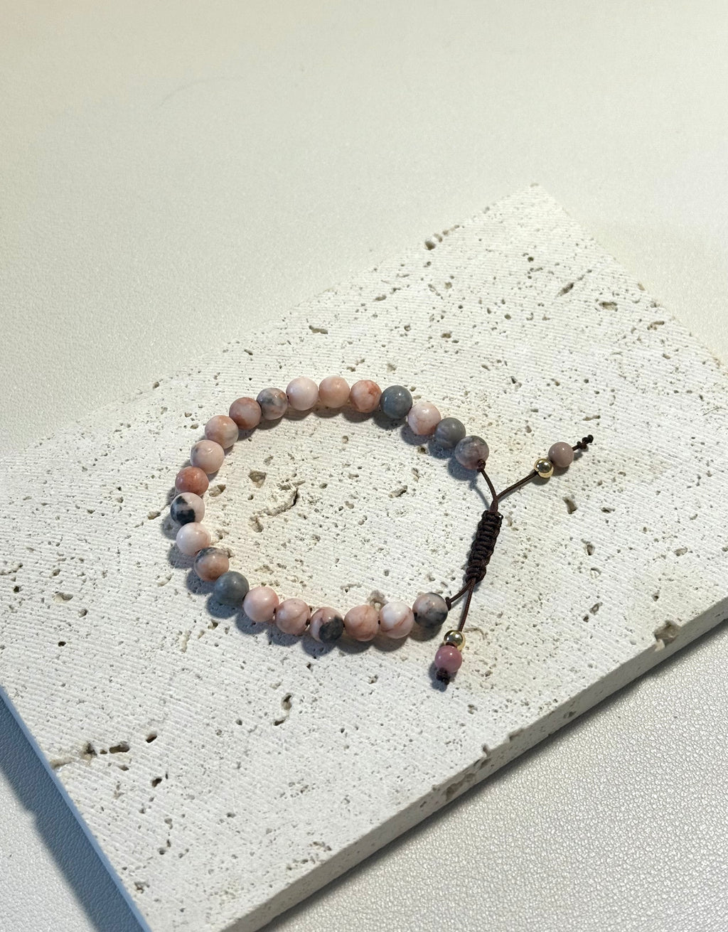 Pink Zebra Jasper Classic Bracelet