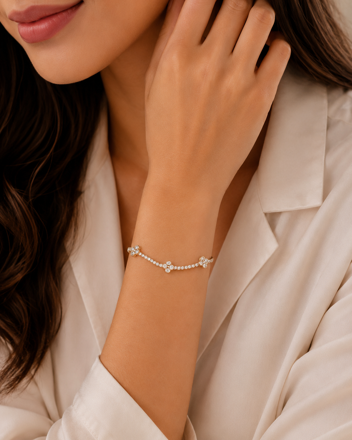 Starlight Clover Bracelet