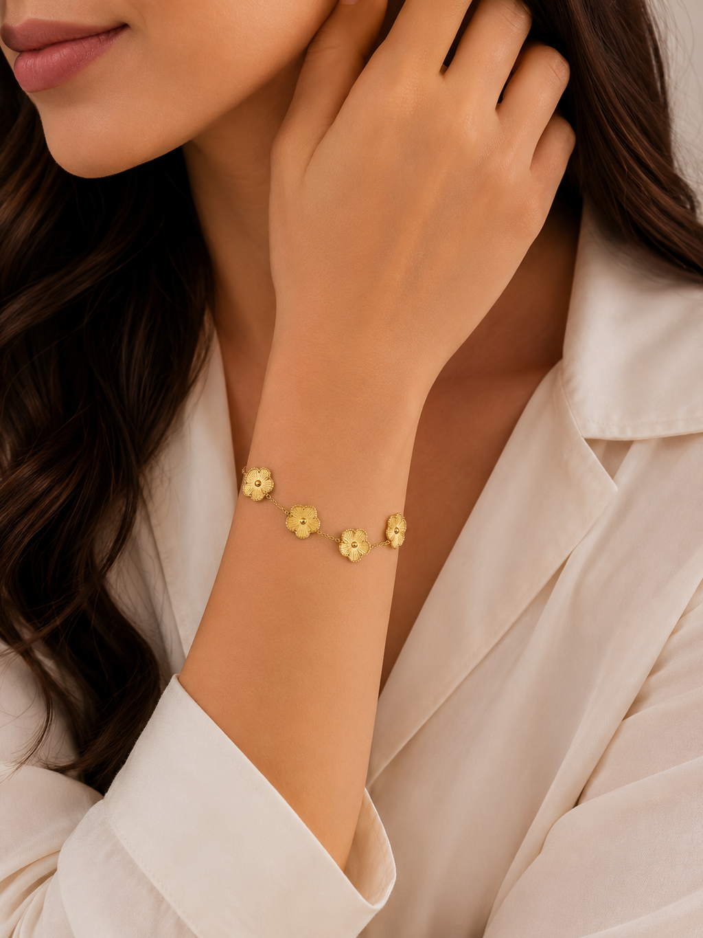 Golden Clover Bracelet