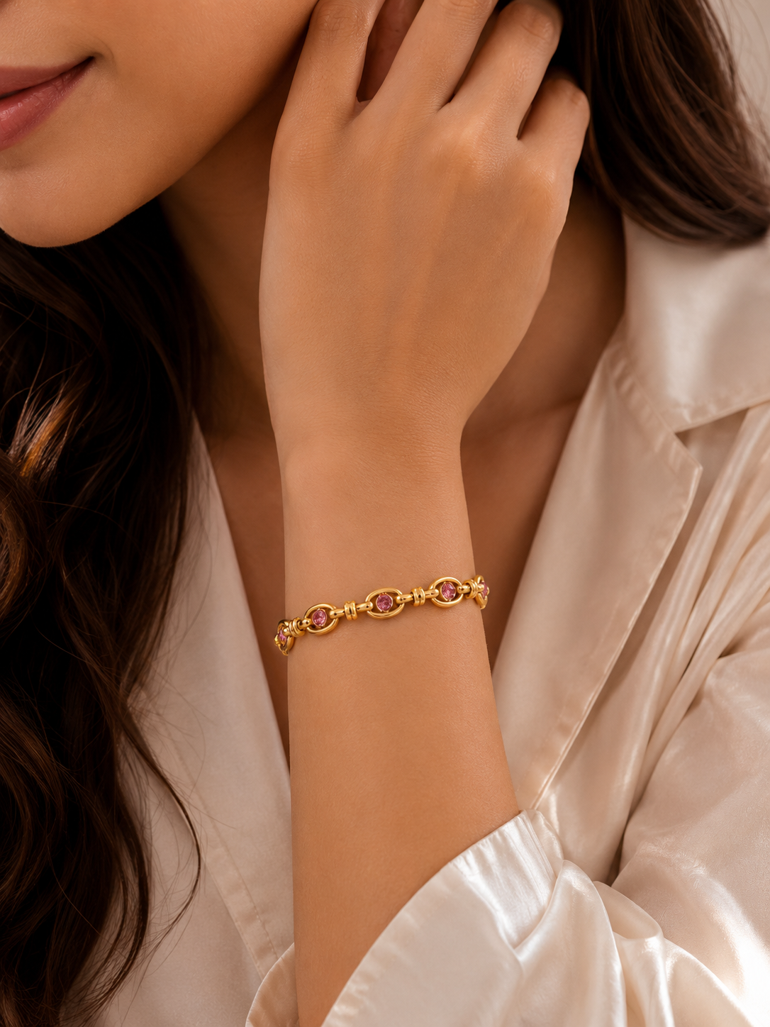 Rosé Orbit Bracelet